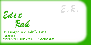 edit rak business card